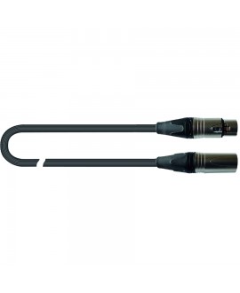 Quik Lok JUST/MF-1 SL Kabel: Cannon-XLR-Stecker / Cannon-XLR-Buchse, 1 m