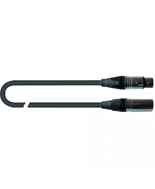 Quik Lok JUST/MF-5 SL Kabel: Cannon-XLR-Stecker / Cannon-XLR-Buchse, 5 m
