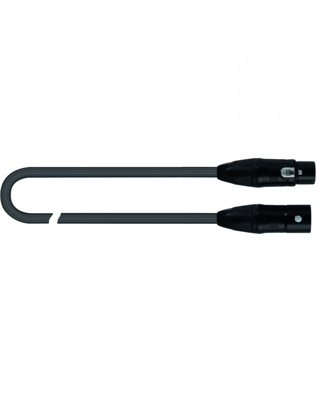 Quik Lok JUST/MF-0,5 Kabel: Cannon-XLR-Stecker / Cannon-XLR-Buchse, 0,5 m