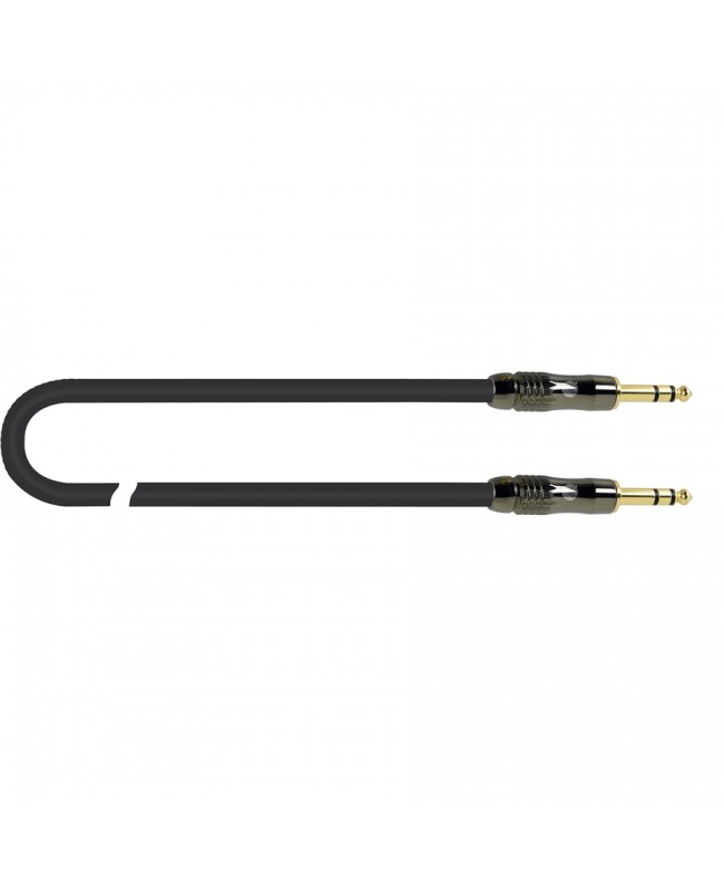 Quik Lok ITST/JS-2 Kabel: 6,3-mm-TRS-Stereo-Stecker / 6,3-mm-TRS-Stereo-Stecker, 2 m