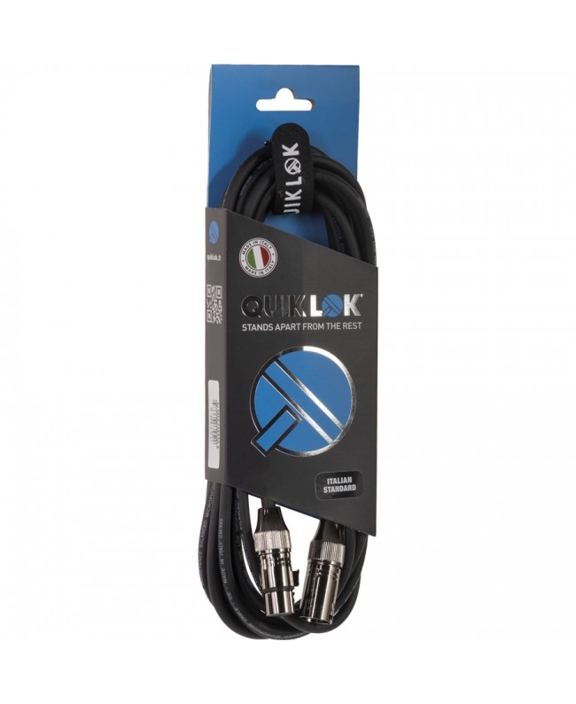 Quik Lok ITST/MF-15 Kabel: Cannon-XLR-Stecker / Cannon-XLR-Buchse, 15 m