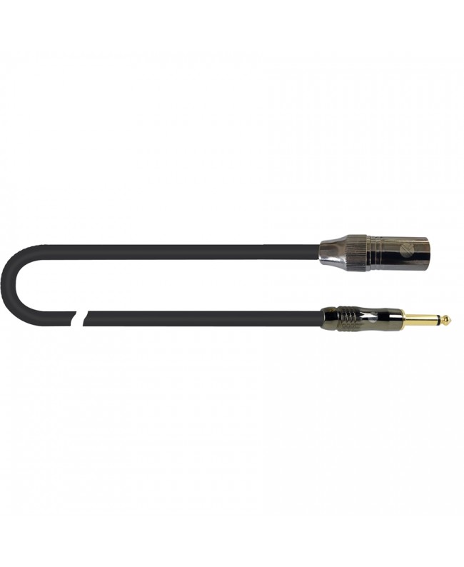 Quik Lok ITST/MJM-3 Kabel: Cannon-XLR-Stecker / 6,3-mm-TS-Mono-Klinkenstecker, 3 m