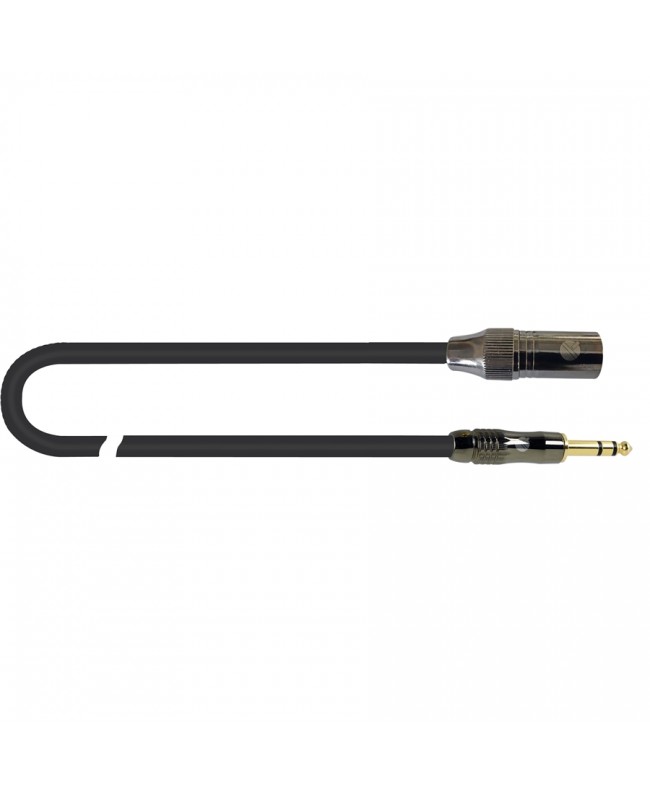 Quik Lok ITST/MJS-2 Kabel: Cannon-Stecker (XLR) / 6,3-mm-TRS-Stereo-Klinkenstecker, 2 m