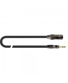 Quik Lok ITST/MJS-5 Kabel: Cannon-XLR-Stecker / 6,3-mm-TRS-Stereo-Klinkenstecker, 5 m