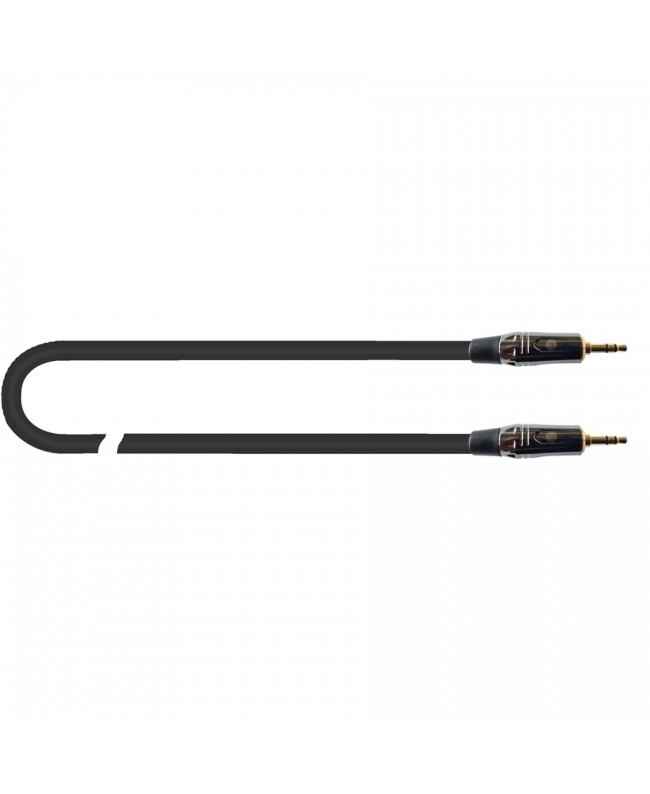 Quik Lok ITST/2J35-2 3.5 TRS Stereo Mini-Jack to 3.5 TRS Stereo Mini-Jack Cable, 2 meters