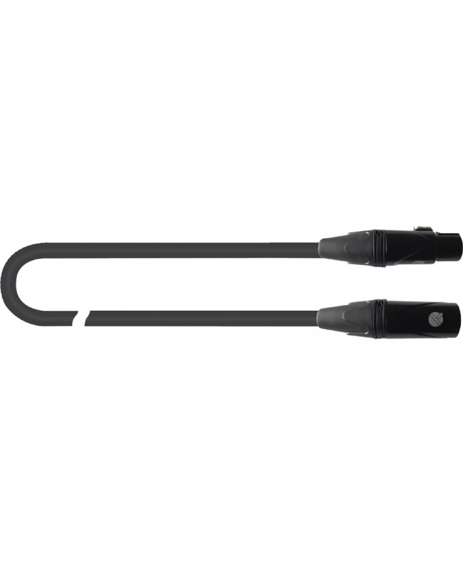 Quik Lok ITST/MF-2 B Kabel: Cannon-XLR-Stecker / Cannon-XLR-Buchse, 2 m