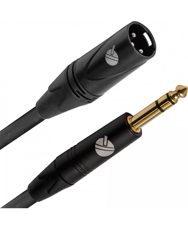 Quik Lok ITST/MJS-2 B Kabel: Cannon-XLR-Stecker / 6,3-mm-TRS-Stereo-Klinkenstecker, 2 m