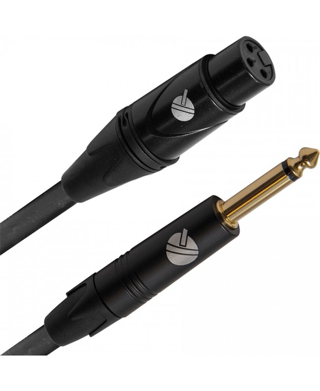 Quik Lok ITST/FJM-5 B Kabel: Cannon-XLR-Buchse / 6,3-mm-TS-Mono-Klinkenstecker, 5 m