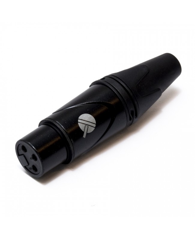 Quik Lok G/510 Cannon XLR 3-polige Buchse, schwarz
