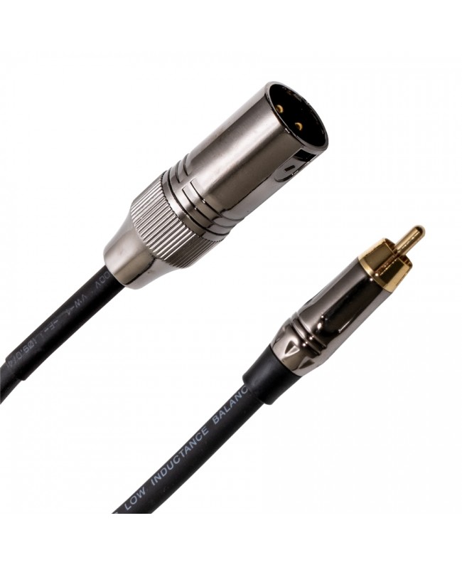 Quik Lok ITST/MRCA-1 Cavo Cannon XLR Maschio / Spina Phono RCA 1 mt