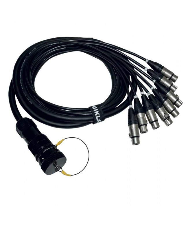 Quik Lok ITPRO/SY25M8F-2,5 Frusta 8 Canali Syntax M Cannon XLR F 2,5 mt