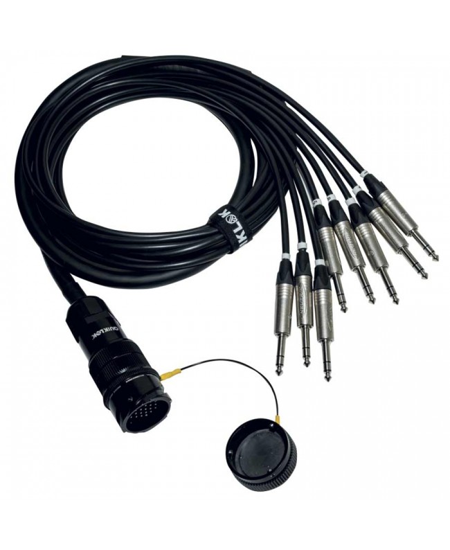 Quik Lok ITPRO/SY25M8JS-2,5 Frusta 8 Canali Syntax M Jack TRS 2,5 mt