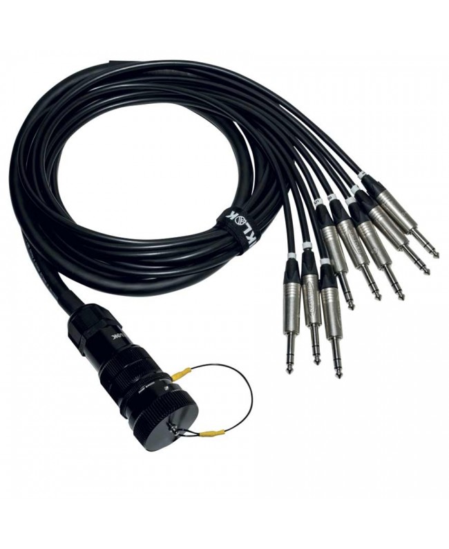 Quik Lok ITPRO/SY25M8JS-2,5 Frusta 8 Canali Syntax M Jack TRS 2,5 mt