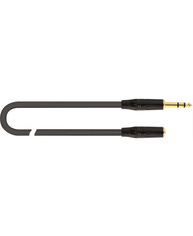 Quik Lok JUST/J63J63F-5 6.3 Stereo TRS Headphone Jack Extension Cable / 6.3 Stereo TRS Jack 5 meters