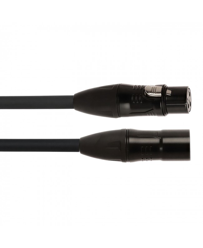 Quik Lok JUST/DMX3-20 DMX-Kabel, Cannon-XLR, 3-polig, Stecker/Buchse, 20 m