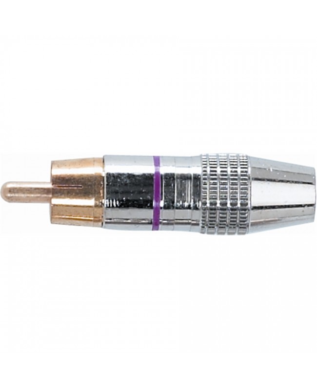 Quik Lok G/251 RE Spina RCA in metallo nichelato
