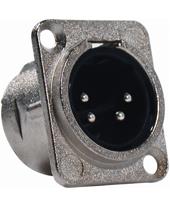 Quik Lok NC/347-K 4-poliger XLR-Stecker für die Einbau-Montage