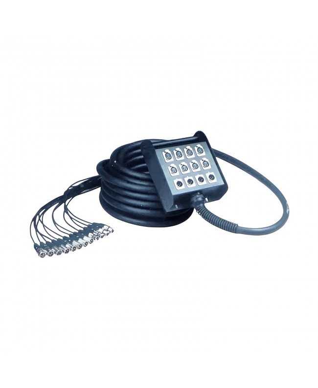 Quik Lok BOX/604-10K Stage Box 8 IN 4 OUT 10 mt