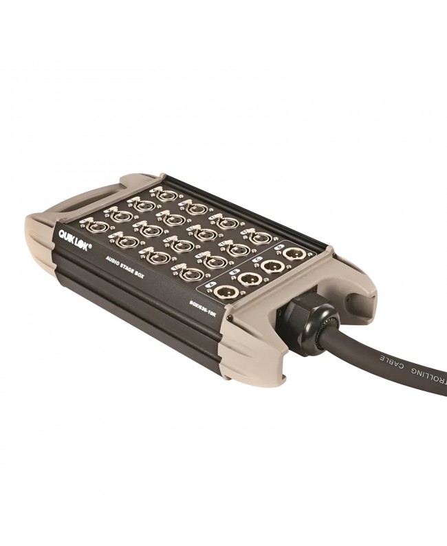 Quik Lok BOX/636-10K Stage Box 16 IN 4 OUT 10 mt