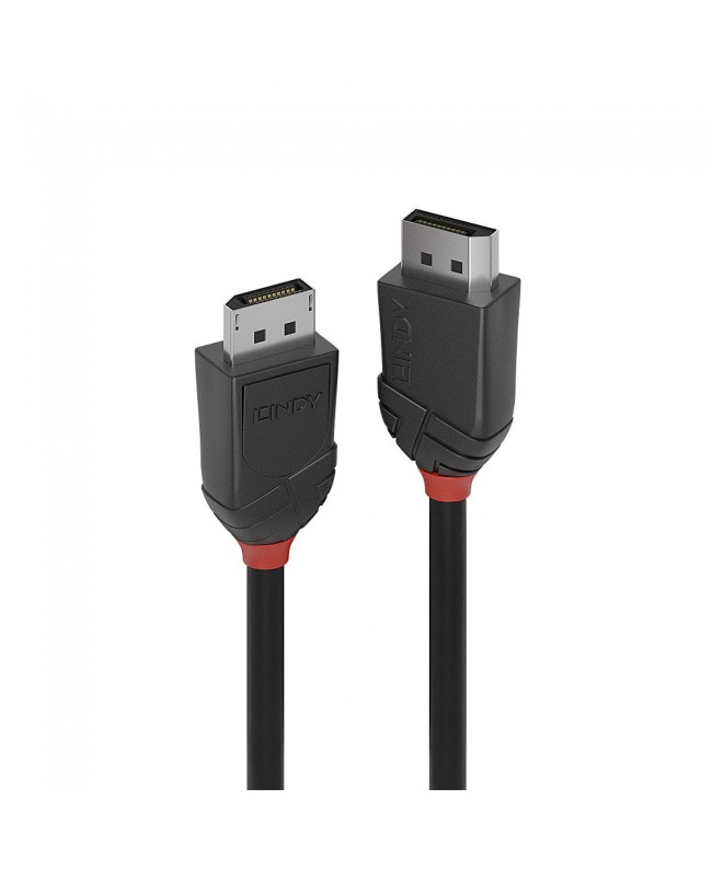 LINDY Cavo DisplayPort 2.1 80G, Black Line, 3m