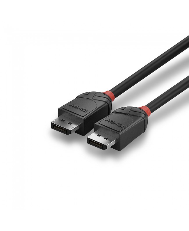 LINDY DisplayPort 2.1 80G-Kabel, Black Line, 3 m