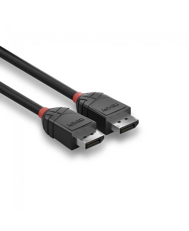 LINDY DisplayPort 2.1 80G-Kabel, Black Line, 3 m