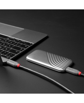LINDY Anthra Line USB4-Kabel (Typ C), 40 Gbit/s, PD 240 W, 0,8 m