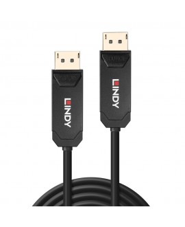 LINDY UHBR10 Hybrid-DisplayPort-2.0-Glasfaserkabel, 50 m