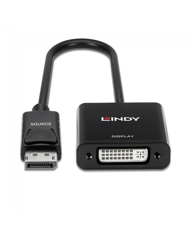 LINDY Active DisplayPort to DVI-D Adapter Converter