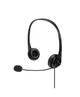 LINDY USB Type-A Wired Headphones with Microphone and Volume Control