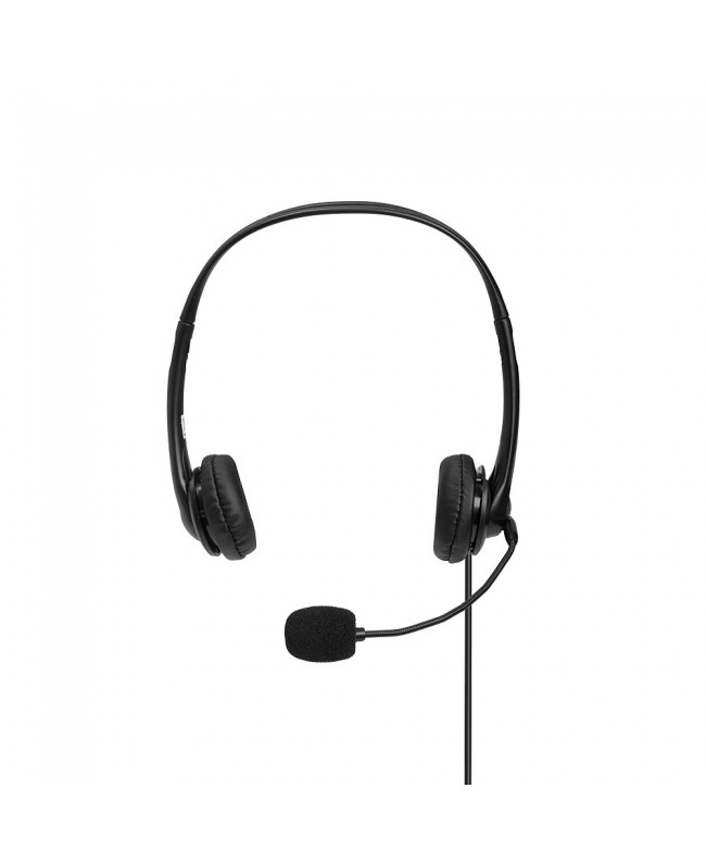 LINDY USB Type-A Wired Headphones with Microphone and Volume Control