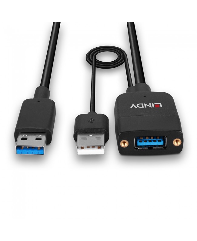 LINDY USB 3.2 Hybridkabel, 10 Gbit/s, Typ A, 35 m