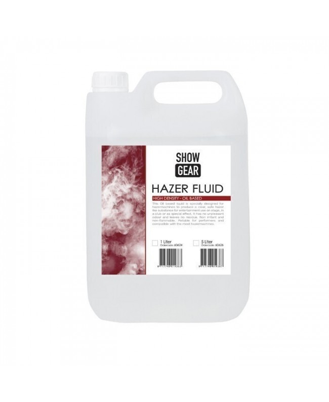 Showgear Hazer Fluid Oil Based 5L Nebelflüssigkeiten