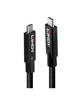 LINDY Aktives USB 3.2 USB-C-Kabel, 10 Gbit/s, 8K60, 100 W PD, 8 m