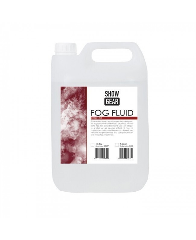 Showgear Fog Fluid Regular 5L Fog Liquids