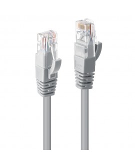 LINDY Netzwerkkabel Cat.6 U/UTP, grau, 20 m