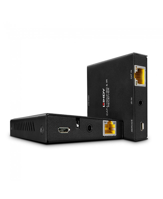 LINDY 50m Cat.6 HDMI 18G & IR Extender con PoC & Loop Out Extender segnale Video