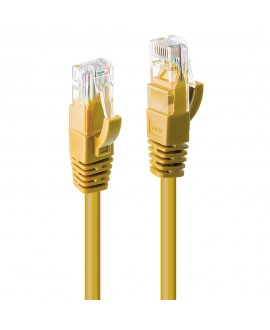 LINDY Netzwerkkabel Cat.6 U/UTP, gelb, 10 m