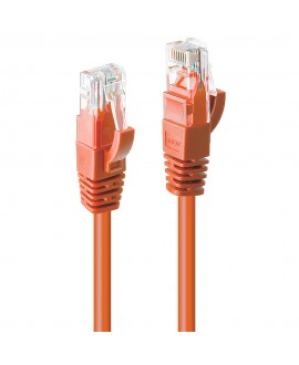 LINDY Netzwerkkabel Cat.6 U/UTP, orange, 5 m