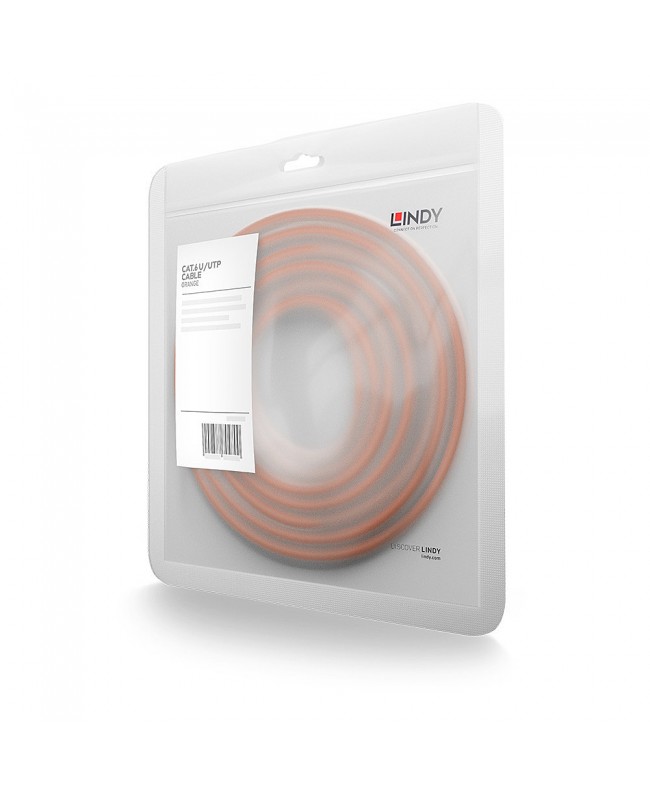 LINDY Netzwerkkabel Cat.6 U/UTP, orange, 5 m