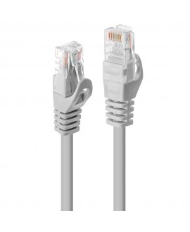 LINDY Netzwerkkabel Cat.6 U/UTP, grau, 5 m