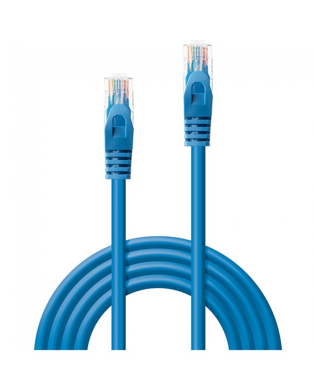 LINDY Netzwerkkabel Cat.6 U/UTP, blau, 10 m