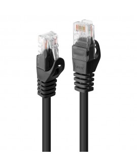 LINDY Netzwerkkabel Cat.6 U/UTP, schwarz, 10 m