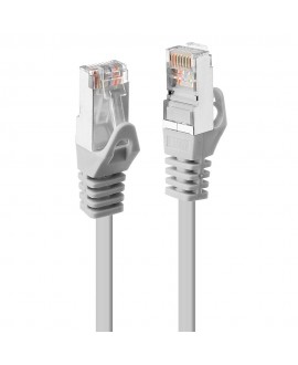 LINDY Netzwerkkabel Cat.5e F/UTP, grau, 5 m, Packung mit 50 Stück
