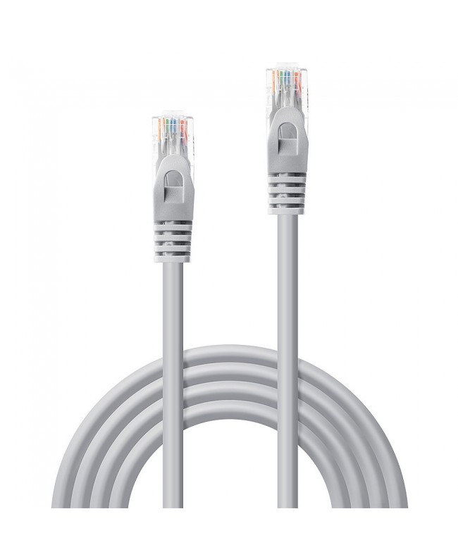 LINDY Cat. 5e U/UTP Network Cable, Gray, 1 m, Box of 50