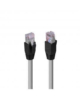 LINDY Cat. 6A U/FTP LSZH Network Cable, Gray, 100 m