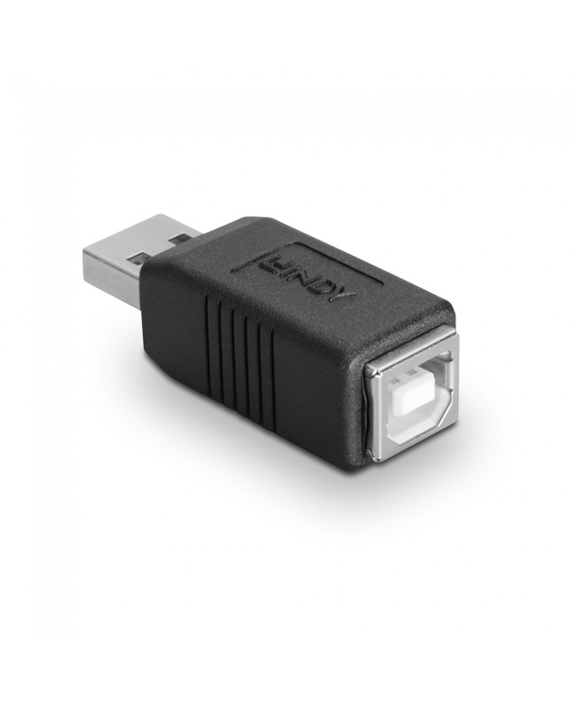 LINDY USB-Adapter Typ A (Stecker) / Typ B (Buchse)