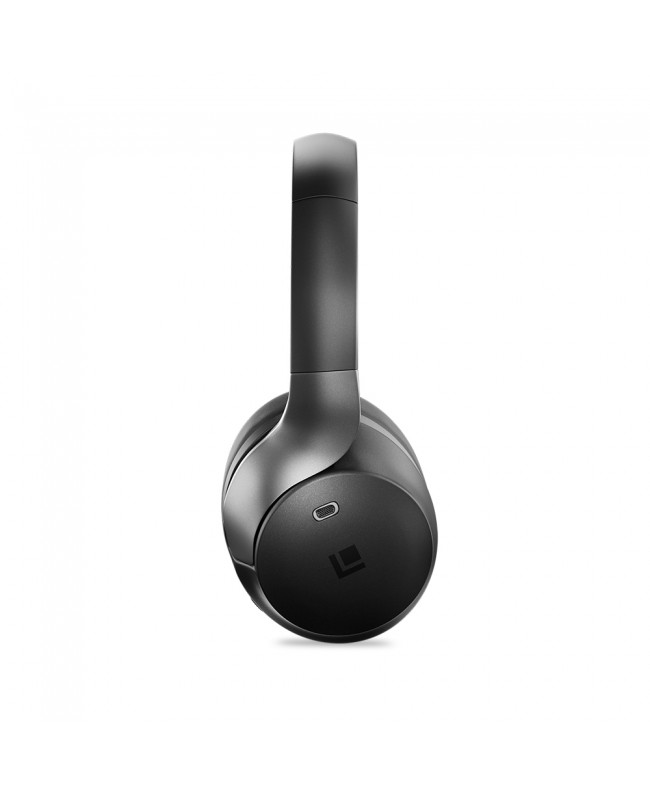 LINDY LHXW-e Wireless Headphones with Active Noise Cancellation - Black