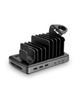LINDY Stazione di ricarica USB, 6 porte, 160W