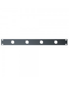 Quik Lok RS/289 1-unit pre-drilled 19" rack panel